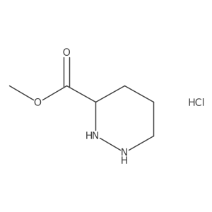 Methyl hexahydropyridazine-3-carboxylate hcl结构式