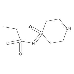 N-(1-Oxido-1l6-thiomorpholin-1-ylidene)ethanesulfonamide Structure