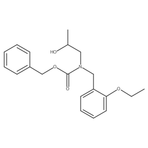 benzyl N-[(2-ethoxyphenyl)methyl]-N-(2-hydroxypropyl)carbamate Structure