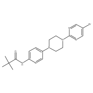 N-{5-[4-(5-bromopyrimidin-2-yl)piperazin-1-yl]pyridin-2-yl}-2,2-dimethylpropanamide Structure
