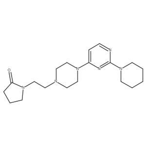 1-(2-{4-[2-(Piperidin-1-yl)pyrimidin-4-yl]piperazin-1-yl}ethyl)pyrrolidin-2-one Structure
