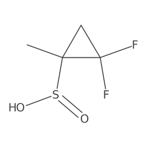 2,2-Difluoro-1-methyl-cyclopropanesulfinic acid Structure