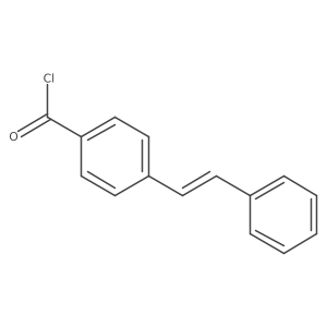 Stilbene-4-carboxylic acid chloride Structure