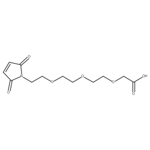 Mal-PEG3-CH2COOH结构式