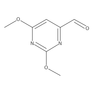 4-Pyrimidinecarboxaldehyde, 2,6-dimethoxy- Structure