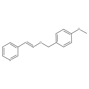 3-Pyridinecarboxaldehyde, O-[(4-methoxyphenyl)methyl]oxime结构式
