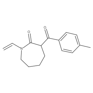 3-(4-Methylbenzoyl)-1-vinylazepan-2-one Structure