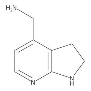 2,3-dihydro-1H-Pyrrolo[2,3-b]pyridine-4-methanamine结构式