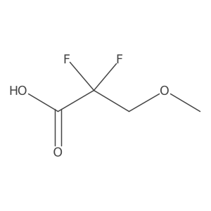 2,2-Difluoro-3-methoxy-propionic acid Structure