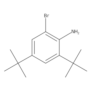 2-Bromo-4,6-DI-tert-butylaniline结构式