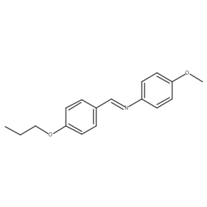 [N(E)]-4-Methoxy-N-[(4-propoxyphenyl)methylene]benzenamine结构式