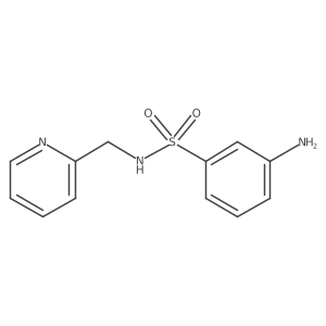 3-Amino-N-pyridin-2-ylmethyl-benzenesulfonamide结构式