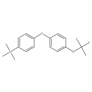 1-[4-(Trifluoromethoxy)phenoxy]-4-(trimethylsilyl)benzene Structure