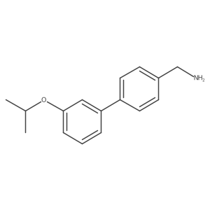 C-(3'-Isopropoxybiphenyl-4-yl)-methylamine结构式