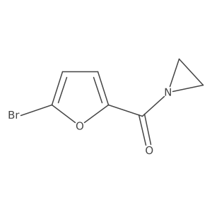 1-Aziridinyl(5-bromo-2-furanyl)methanone结构式