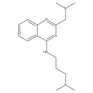 N-[2-[(dimethylamino)methyl]quinazolin-4-yl]-N',N'-dimethylpropane-1,3-diamine Structure