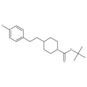Tert-butyl 4-[2-(4-fluorophenyl)ethyl]-piperidine-1-carboxylate Structure