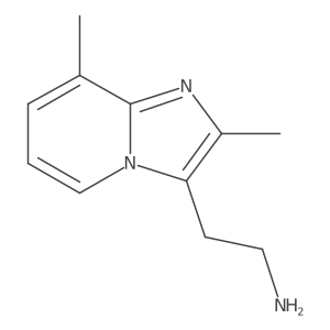 2,8-Dimethylimidazo[1,2-a]pyridine-3-ethanamine Structure