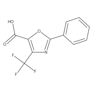 2-Phenyl-4-(trifluoromethyl)oxazole-5-carboxylic acid Structure