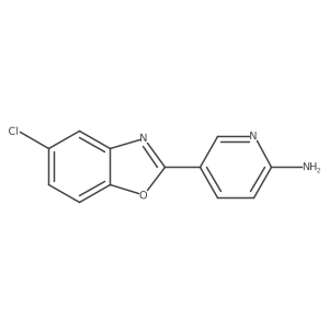 5-(5-chloro-2-benzoxazolyl)-2-Pyridinamine结构式
