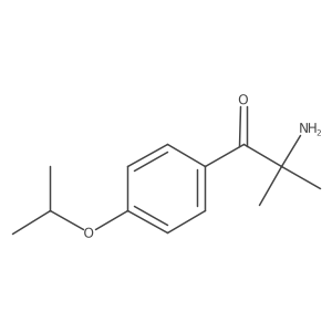 1-Propanone, 2-amino-2-methyl-1-[4-(1-methylethoxy)phenyl]-结构式