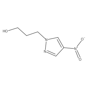 3-(4-Nitro-pyrazol-1-yl)-propan-1-ol结构式