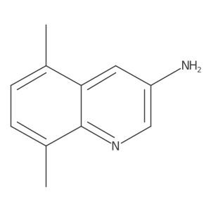 5,8-Dimethylquinolin-3-amine结构式