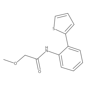 2-Methoxy-N-(2-(thiophen-2-yl)phenyl)acetamide结构式