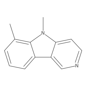 5,6-Dimethyl-5h-pyrido[4,3-b]indole结构式