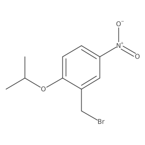 2-(Bromomethyl)-4-nitro-1-(propan-2-yloxy)benzene Structure
