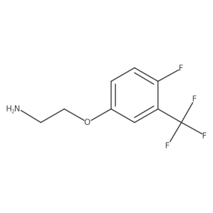 2-(4-Fluoro-3-trifluoromethylphenoxy)-ethylamine结构式