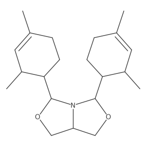 3,5-bis(2,4-Dimethylcyclohex-3-en-1-yl)-tetrahydro-1H-[1,3]oxazolo[3,4-c][1,3]oxazole Structure