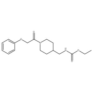 Ethyl ((1-(2-phenoxyacetyl)piperidin-4-yl)methyl)carbamate Structure