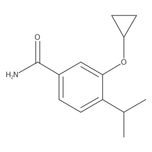 3-Cyclopropoxy-4-isopropylbenzamide Structure