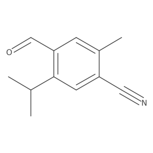 4-Formyl-5-isopropyl-2-methylbenzonitrile Structure