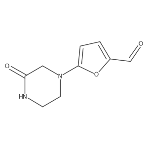 5-(3-Oxopiperazin-1-yl)furan-2-carbaldehyde结构式