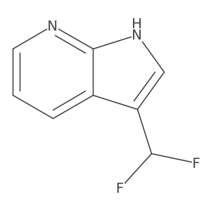 3-(Difluoromethyl)-1H-pyrrolo[2,3-b]pyridine Structure