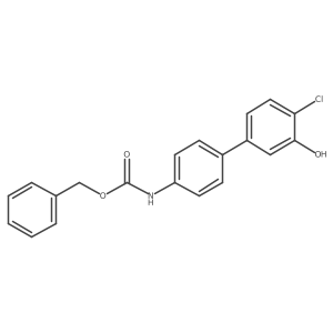 5-(4-Cbz-Aminopheny)-2-chlorophenol Structure