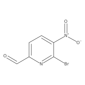 6-Bromo-5-nitropyridine-2-carbaldehyde结构式
