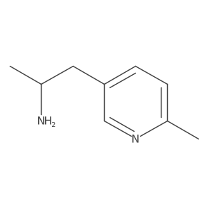 (2S)-1-(6-methylpyridin-3-yl)propan-2-amine结构式