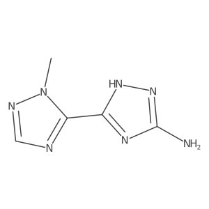 2'-Methyl-1h,2'h-[3,3'-bi(1,2,4-triazol)]-5-amine结构式