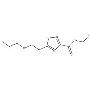 Ethyl 5-(2-propoxyethyl)-1,2,4-oxadiazole-3-carboxylate Structure