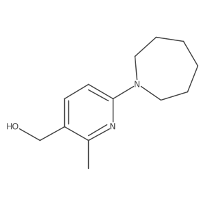 (6-(Azepan-1-yl)-2-methylpyridin-3-yl)methanol结构式