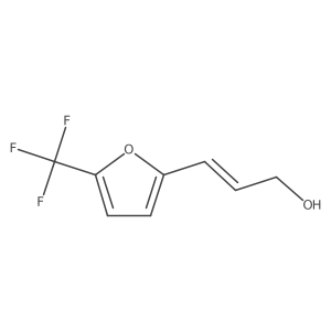 3-[5-(Trifluoromethyl)furan-2-yl]prop-2-en-1-ol Structure