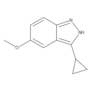 3-cyclopropyl-5-methoxy-2H-indazole Structure