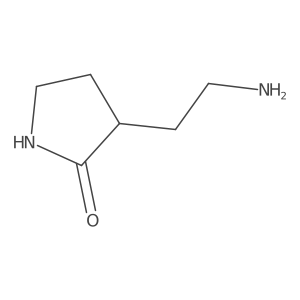3-(2-Aminoethyl)-2-pyrrolidinone Structure