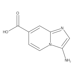 3-Aminoimidazo[1,2-a]pyridine-7-carboxylic acid结构式
