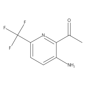 1-(3-Amino-6-(trifluoromethyl)pyridin-2-yl)ethanone Structure