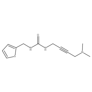 1-(4-(Dimethylamino)but-2-yn-1-yl)-3-(thiophen-2-ylmethyl)urea Structure