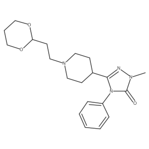 3-(1-(2-(1,3-dioxan-2-yl)ethyl)piperidin-4-yl)-1-methyl-4-phenyl-1H-1,2,4-triazol-5(4H)-one结构式